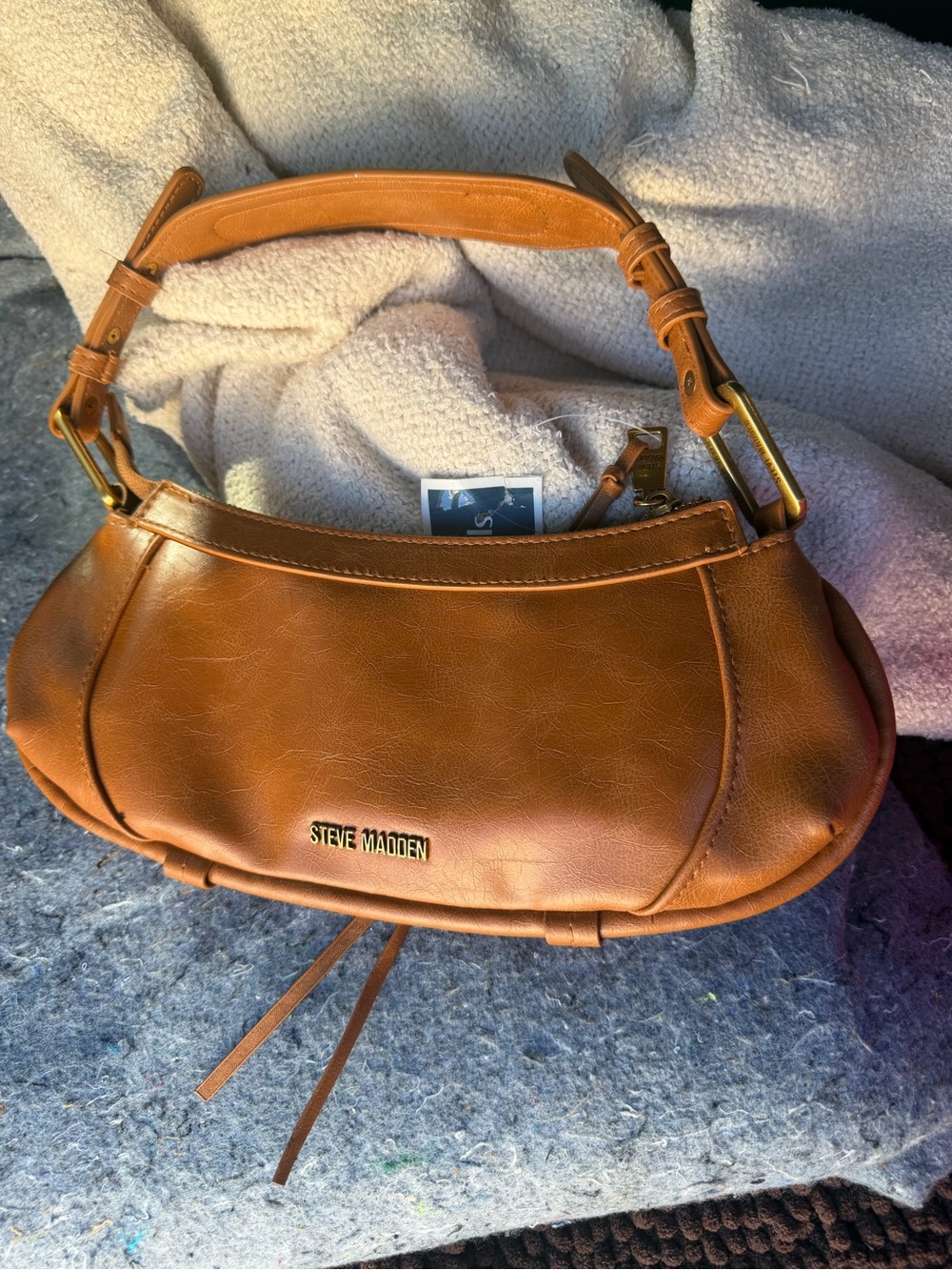 NWT brown Steve Madden pocket book